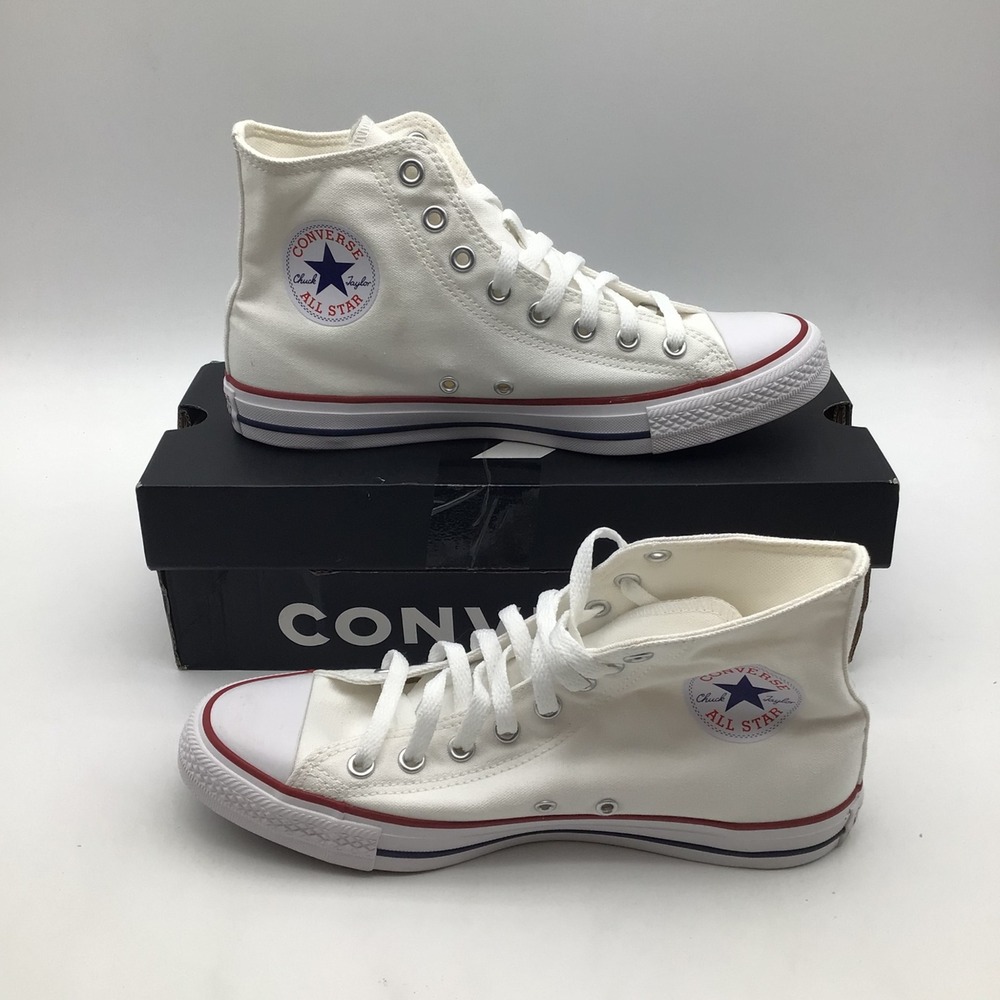 Converse All Star Hi Optical White Mens Size 8.5 M7650 High Top‎ Sneaker NEW